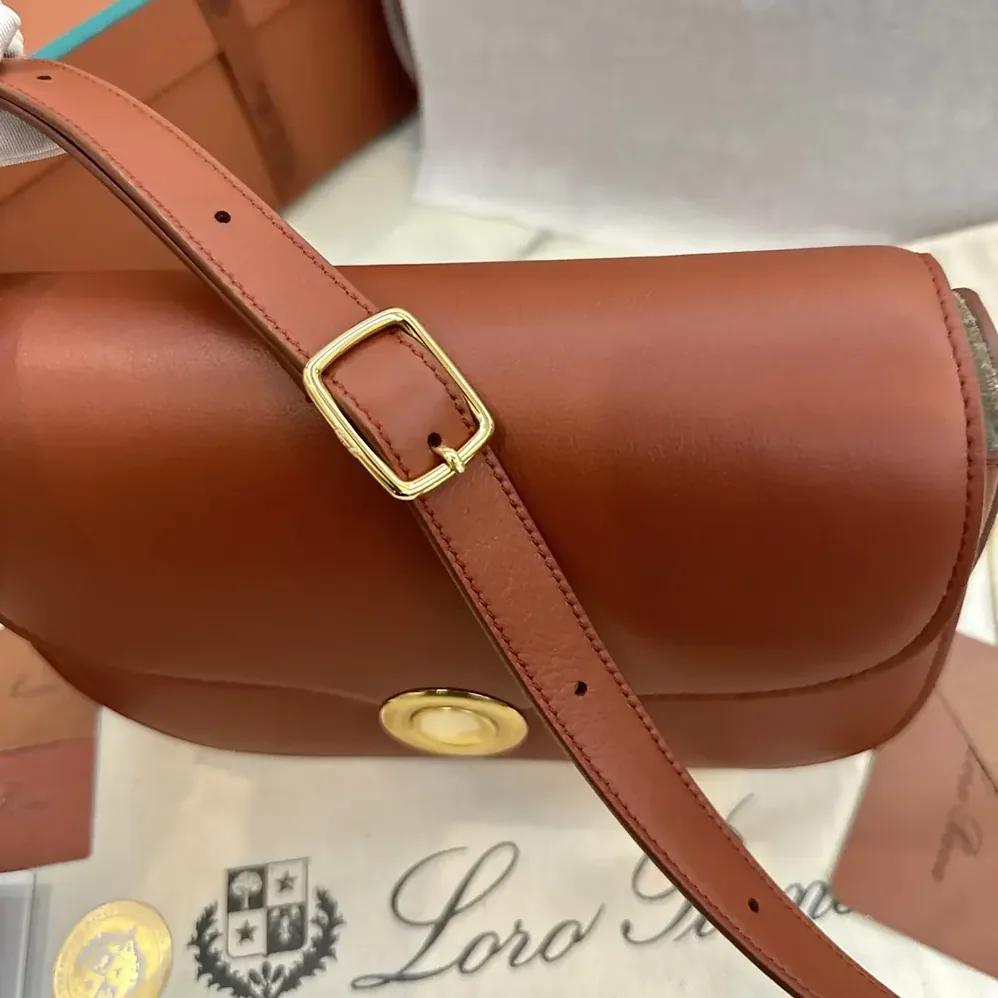 Loro Piana Mini Ghiera Bag for Women in Brown