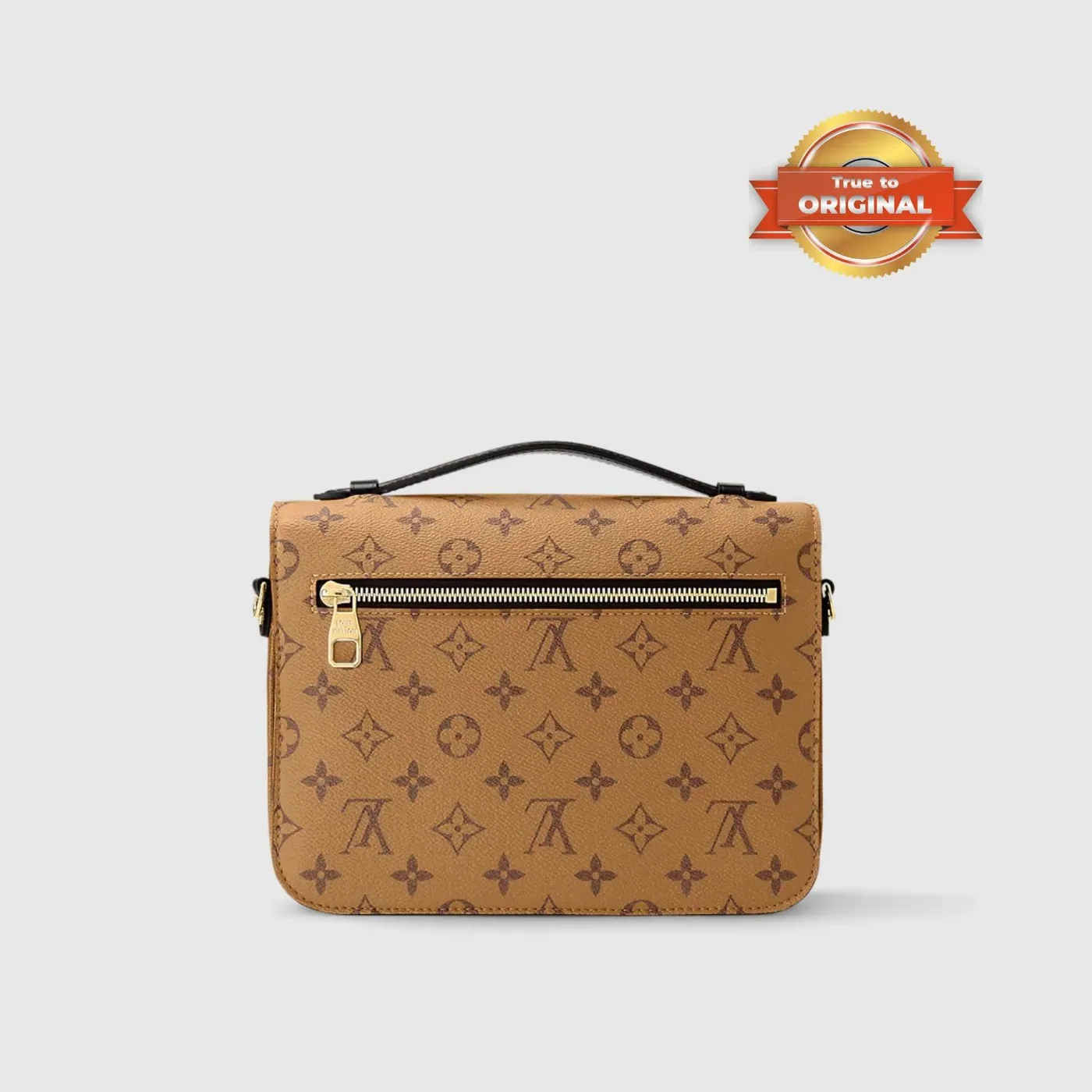 Louis Vuitton Pochette Metis Shoulder Bag / Brown Monogram Reverse Canvas Gold Hardware Louis Vuitton Pochette Metis Shoulder Bag / Brown Monogram Reverse Canvas Gold Hardware