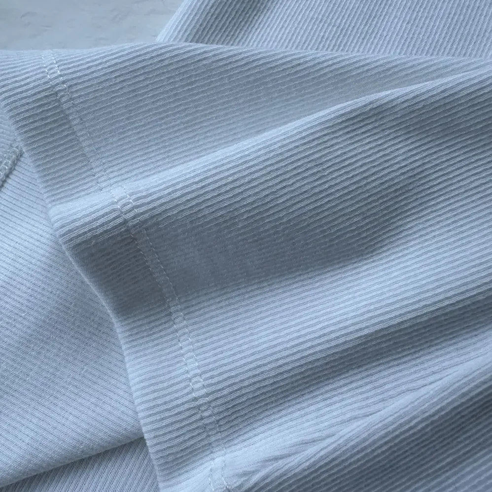 Dior Tank Top White Ribbed Cotton Jersey for Women