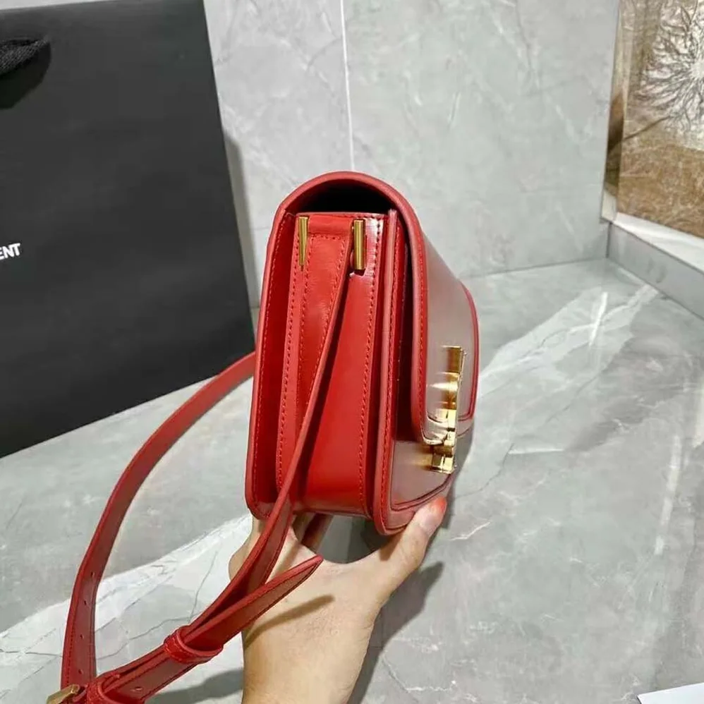 Saint Laurent YSL Solferino Medium Satchel in Box Saint Laurent Leather for Women Saint Laurent YSL Solferino Medium Satchel in Box Saint Laurent Leather for Women