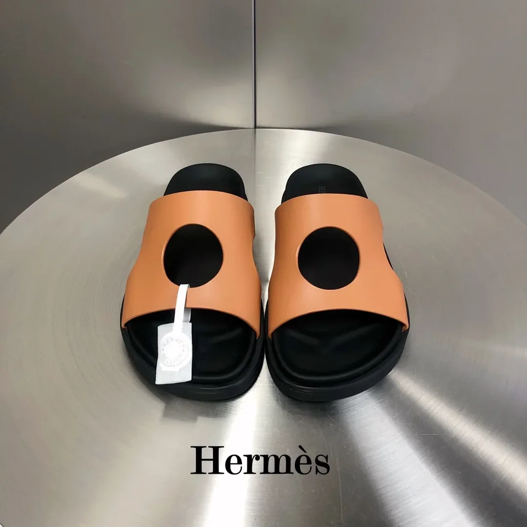 Hermes Edith Sandal Orange