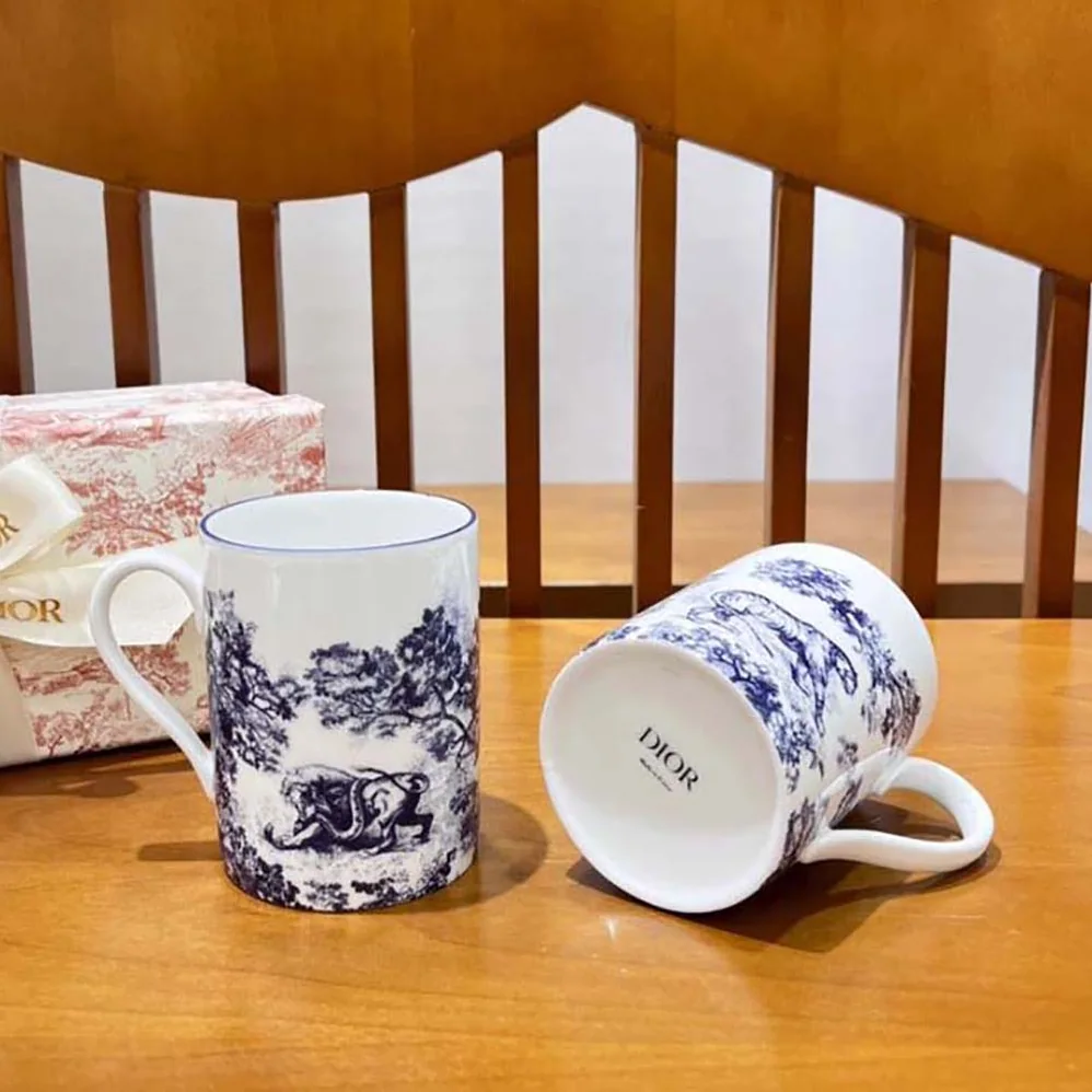 Dior Mug Blue Toile De Jouy for Unisex