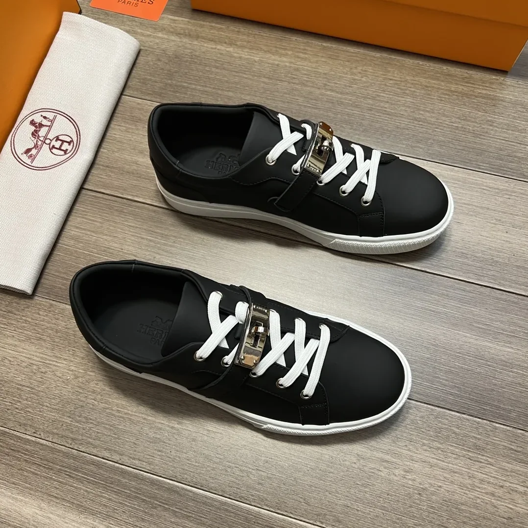 Hermes Casual Sneakers Black Hermes Casual Sneakers Black