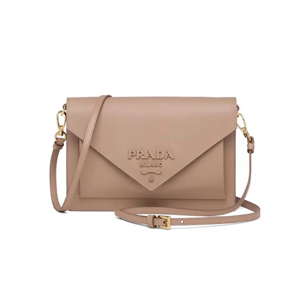 Prada Ladies Saffiano Leather Mini Bag in Sandy Prada Ladies Saffiano Leather Mini Bag in Sandy