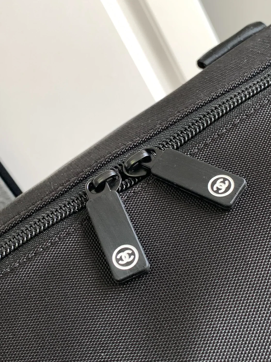 Chanel CC Logo Novelty Boston Travel Bag Black /
