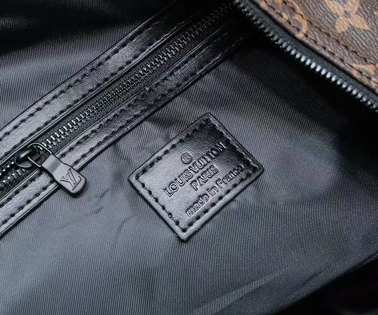 Louis Vuitton Keepall Bandouliere 45 Travel Bag in Brown Black Hardware Louis Vuitton Keepall Bandouliere 45 Travel Bag in Brown Black Hardware