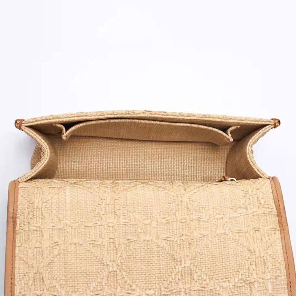 Dior 30 Montaigne Bag Natural Cannage Raffia for Women