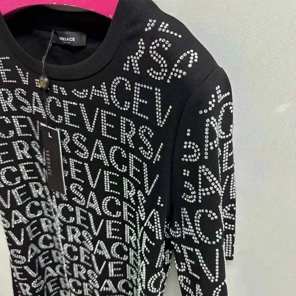 Versace Crystal Versace Allover T for Women in shirt Versace Crystal Versace Allover T for Women in shirt