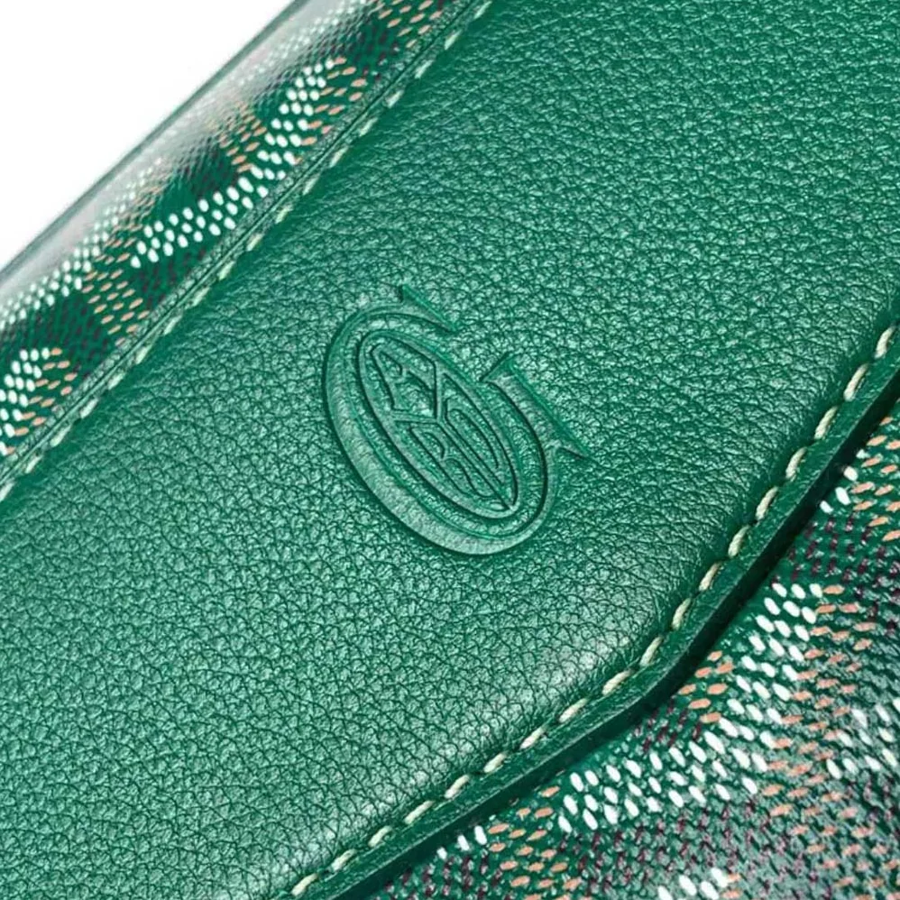 Goyard Cisalpin Document Case for Unisex in Green Goyard Cisalpin Document Case for Unisex in Green