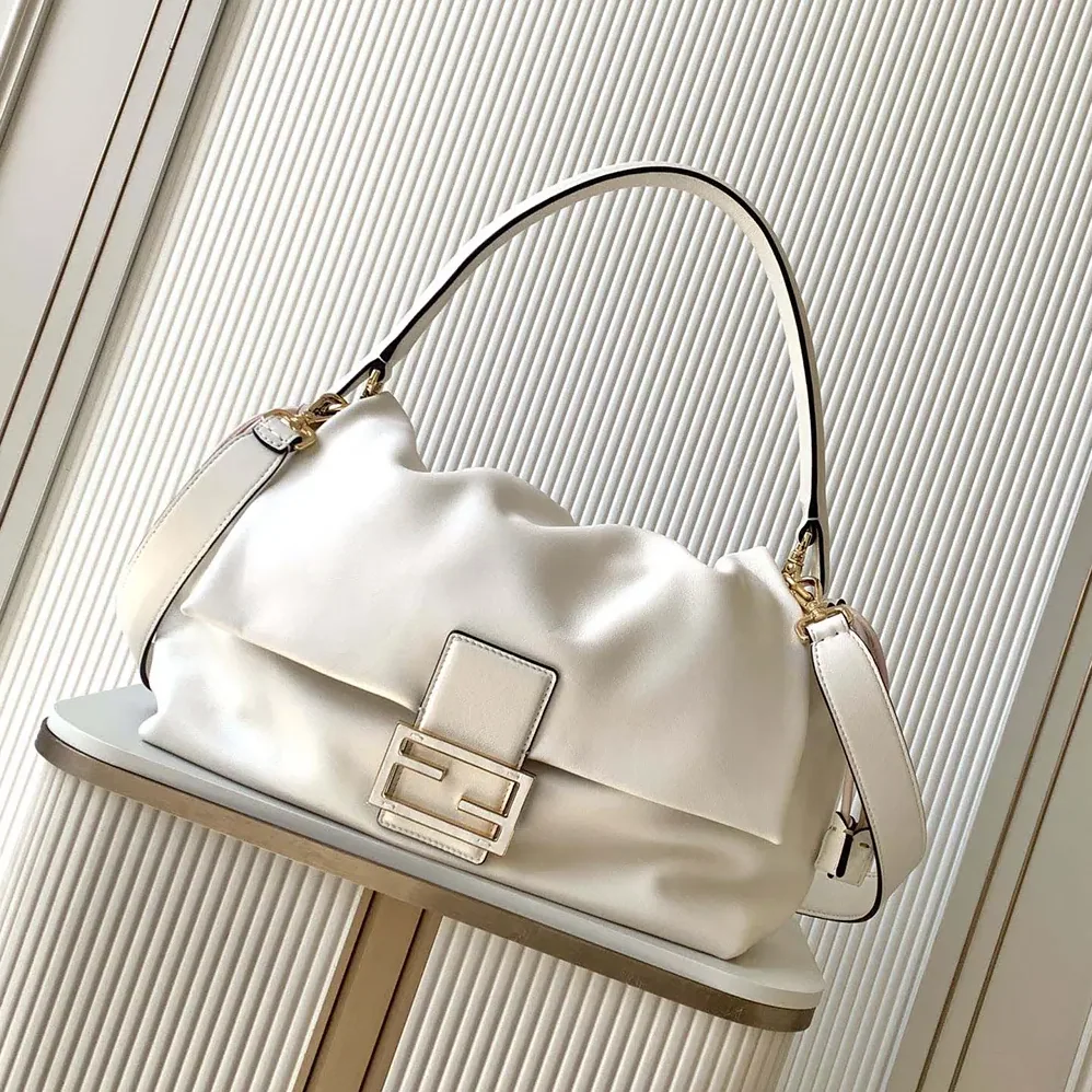 Fendi Mamma Baguette Large Nappa Leather Bag for Women