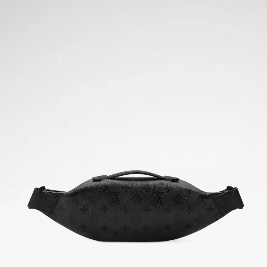 Louis Vuitton Rush Bumbag / Black Monogram Midnight Black Hardware