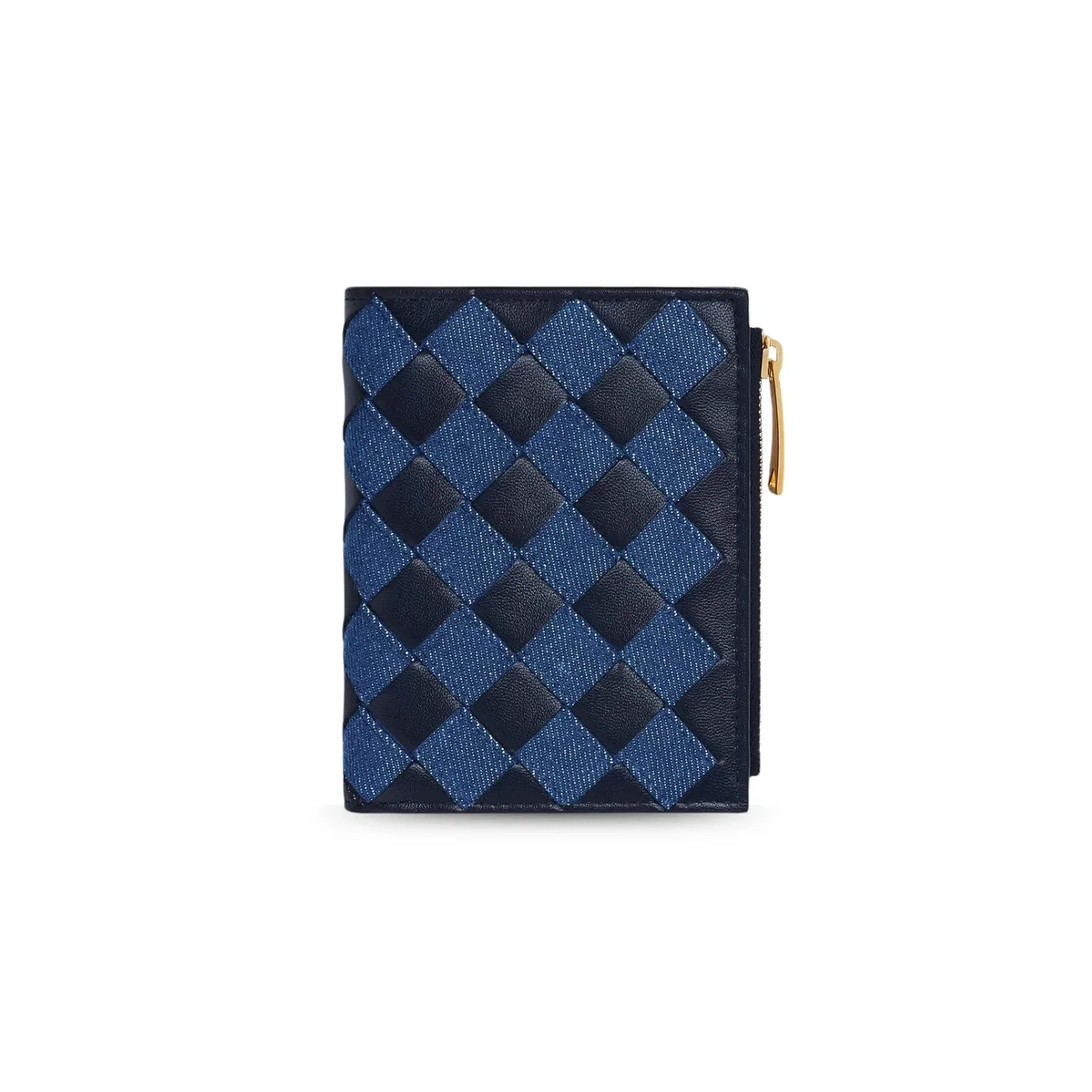 Bottega Veneta Small Bi in Fold Wallet Abyss/Indigo / Bottega Veneta Small Bi in Fold Wallet Abyss/Indigo /