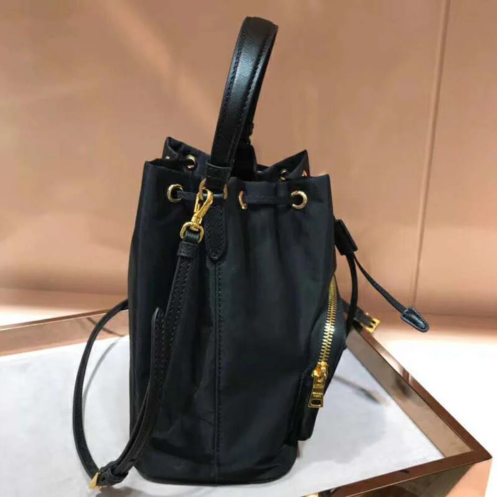 Prada Nylon Shoulder Bag for Women in Black Prada Nylon Shoulder Bag for Women in Black