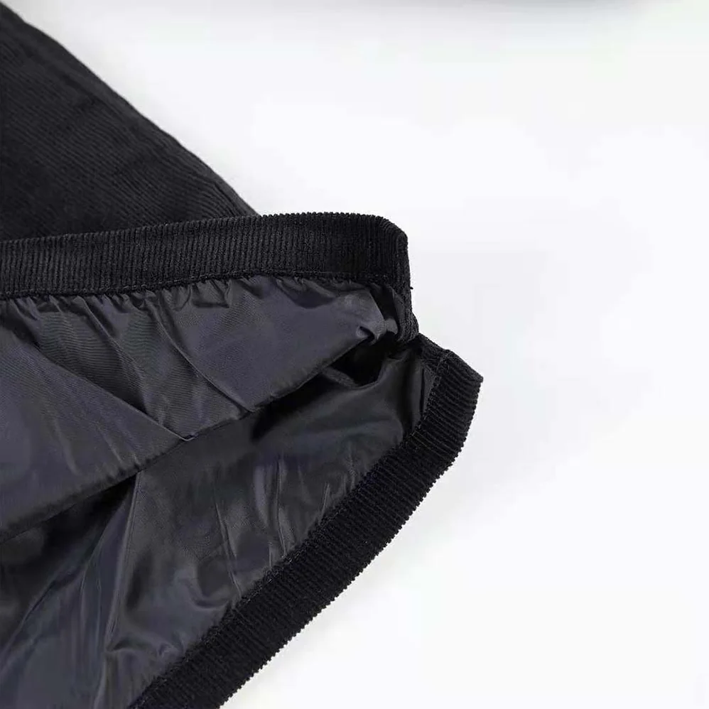 Prada Pinwale Corduroy Shirt for Men in Black