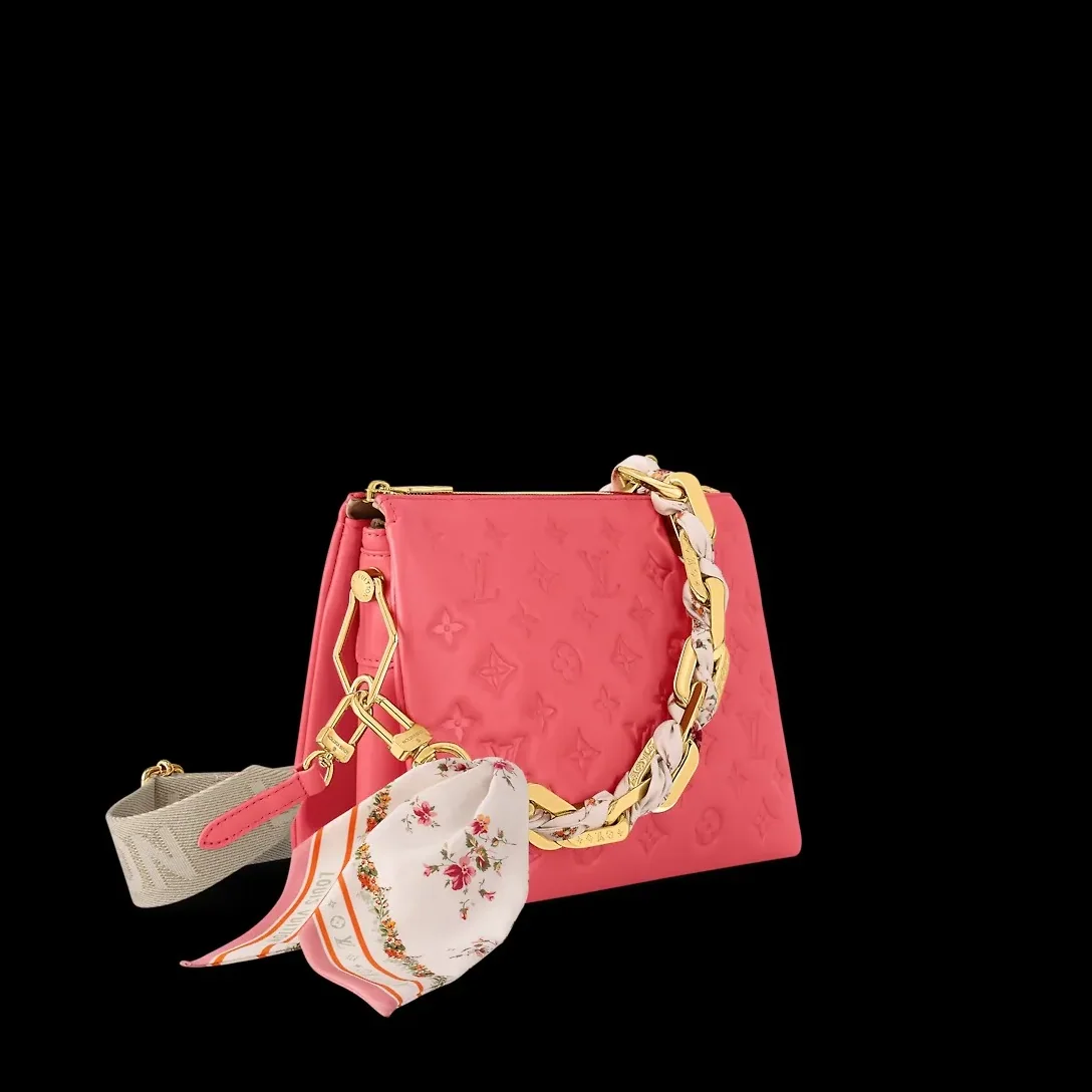 Louis Vuitton Coussin PM Shoulder Bag in Pink Gold Hardware Louis Vuitton Coussin PM Shoulder Bag in Pink Gold Hardware