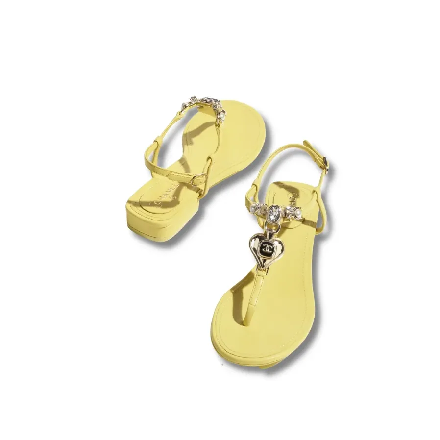 Sandals Yellow 0S083 Sandals Yellow 0S083