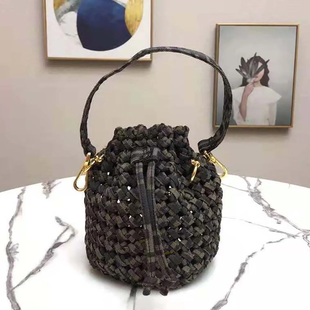 Fendi Mon Tresor Jacquard Fabric Interlace Mini for Women in Bag Fendi Mon Tresor Jacquard Fabric Interlace Mini for Women in Bag
