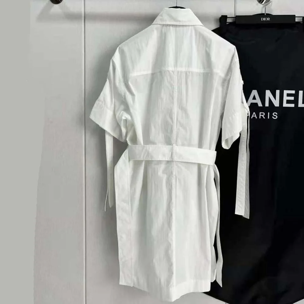 Loewe Workwear Mini Dress in Cotton for Women