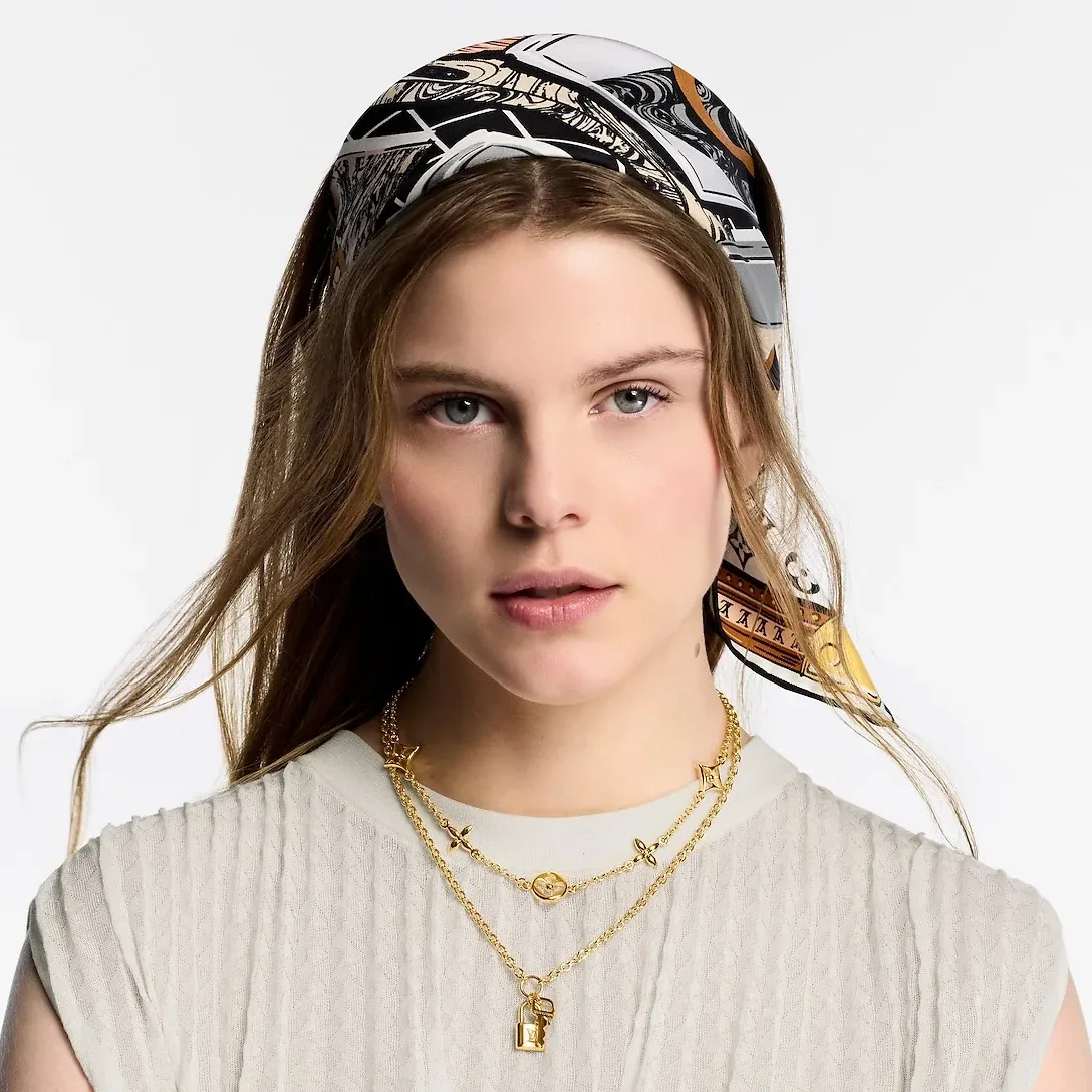 Louis Vuitton Iconic Charms Necklace Gold in Toned