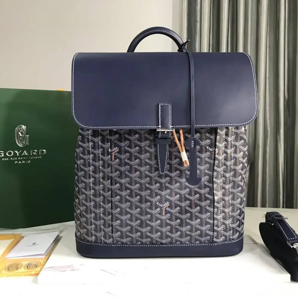 Goyard Alpin MM Backpack for Unisex in Navy Goyard Alpin MM Backpack for Unisex in Navy