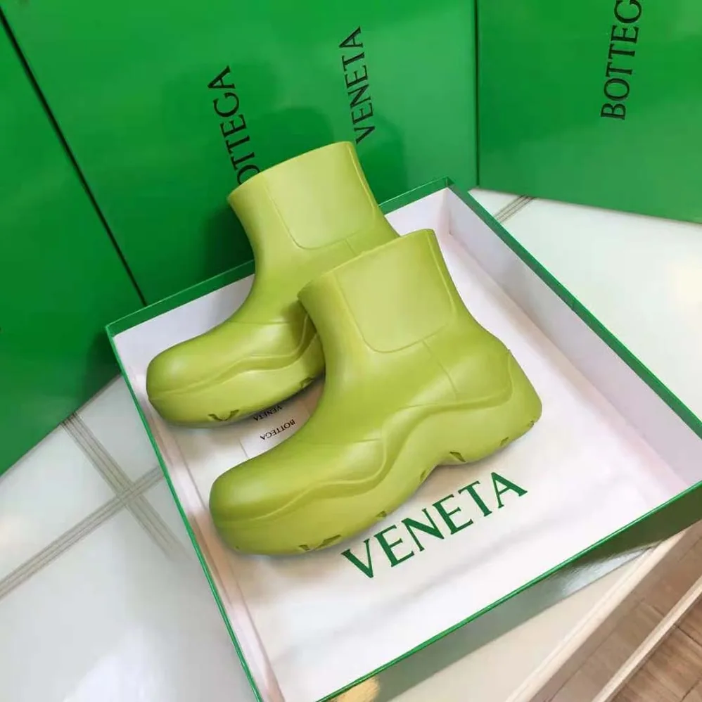 Bottega Veneta Puddle Ankle Boot for Unisex in Yellow Bottega Veneta Puddle Ankle Boot for Unisex in Yellow