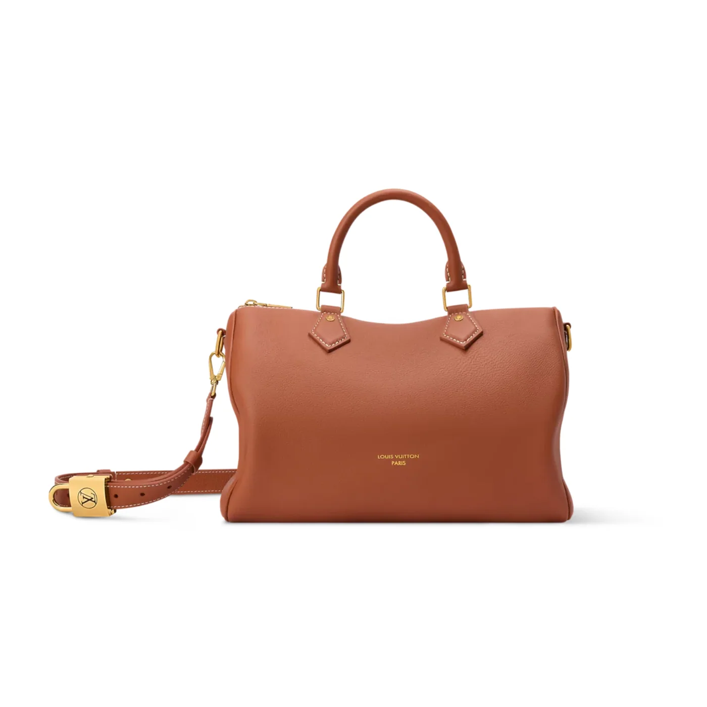 Louis Vuitton Speedy Soft 30 Low Key Cognac /