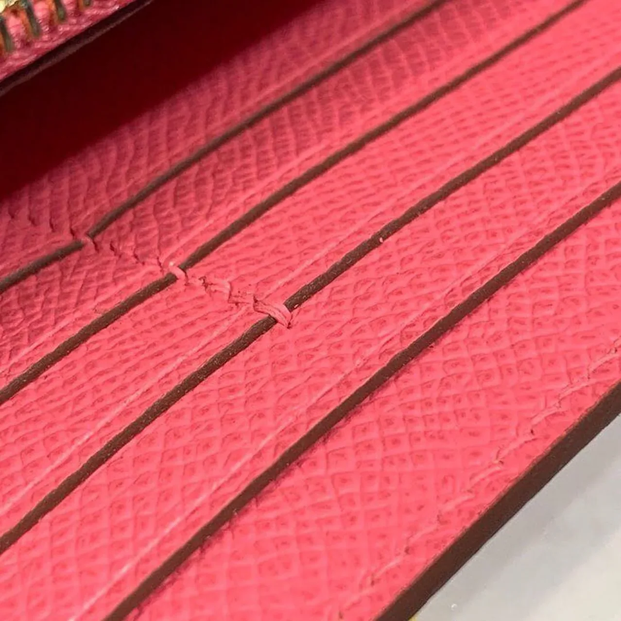 Hermes Kelly Wallet To Go Woc Pink With Gold Toned Hardware Bag / Hermes Kelly Wallet To Go Woc Pink With Gold Toned Hardware Bag /