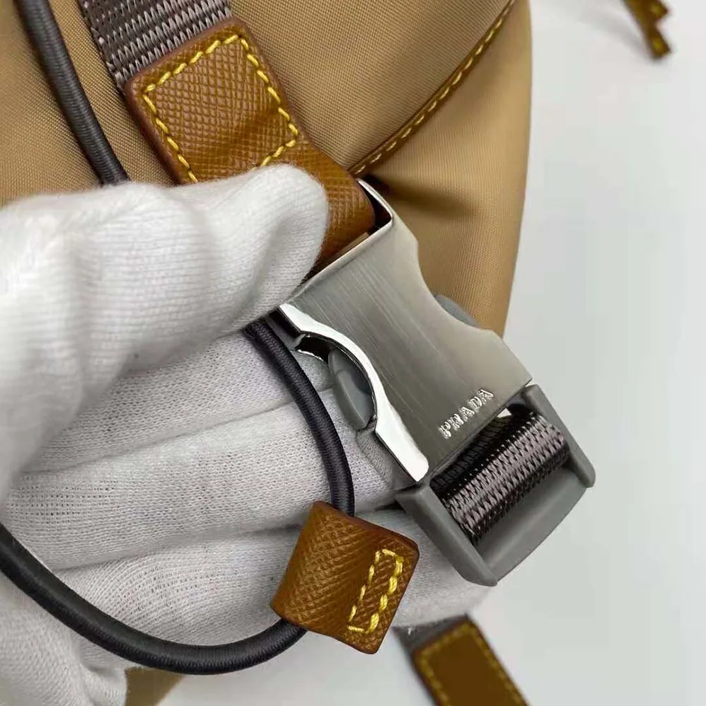 Prada Technical Fabric Nylon Backpack for Men in Brown Prada Technical Fabric Nylon Backpack for Men in Brown
