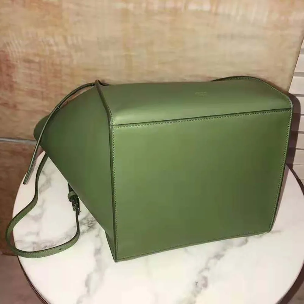 Celine Small Big Bag with Long Strap in Smooth Calfskin for Women in Lime Celine Small Big Bag with Long Strap in Smooth Calfskin for Women in Lime