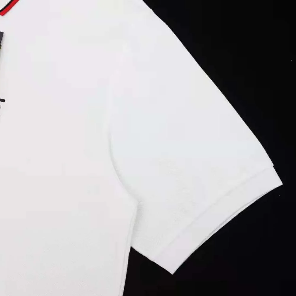 Burberry Icon Stripe Placket Cotton Pique Polo Shirt for Men in White Burberry Icon Stripe Placket Cotton Pique Polo Shirt for Men in White