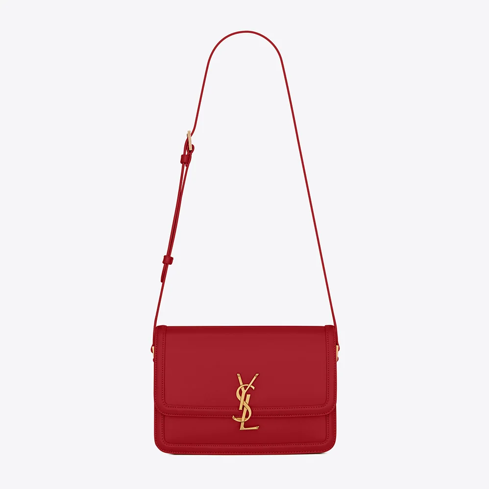 Saint Laurent YSL Solferino Medium Satchel in Box Saint Laurent Leather for Women Saint Laurent YSL Solferino Medium Satchel in Box Saint Laurent Leather for Women