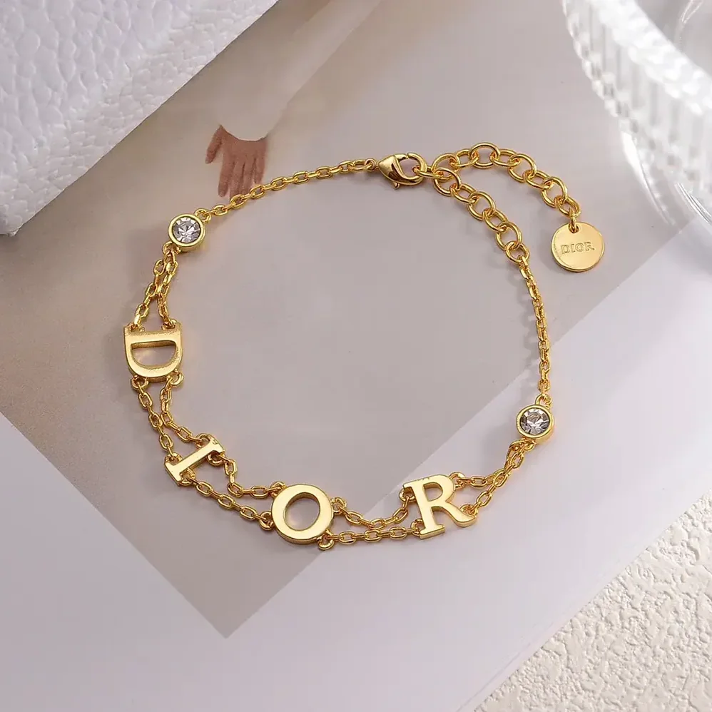 Dior Dio(r)evolution Bracelet Gold-Finish Metal and Silver for Women in Tone Crystals Dior Dio(r)evolution Bracelet Gold-Finish Metal and Silver for Women in Tone Crystals