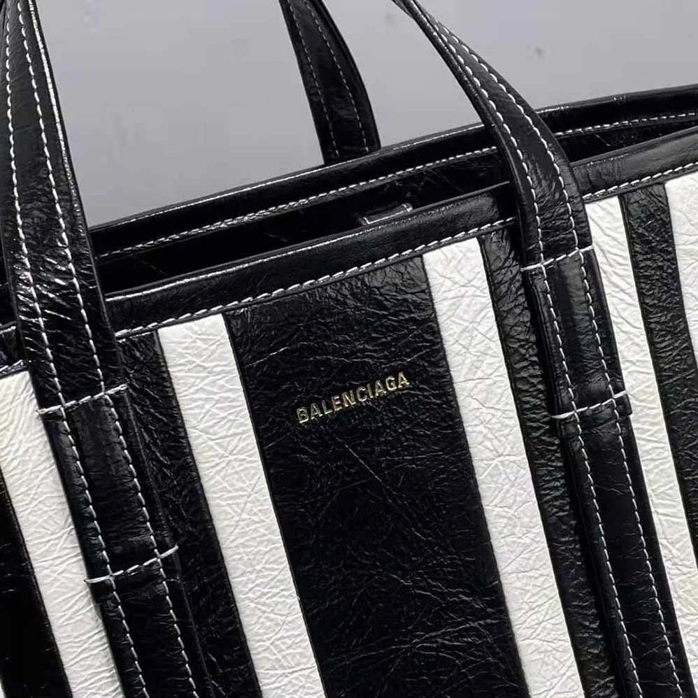 Balenciaga Barbes Medium East-West Shopper Bag for Women in Black Balenciaga Barbes Medium East-West Shopper Bag for Women in Black