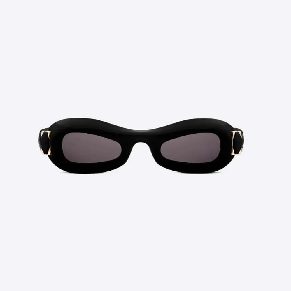 Dior Lady 95.22 Black Rounded Sunglasses for Women