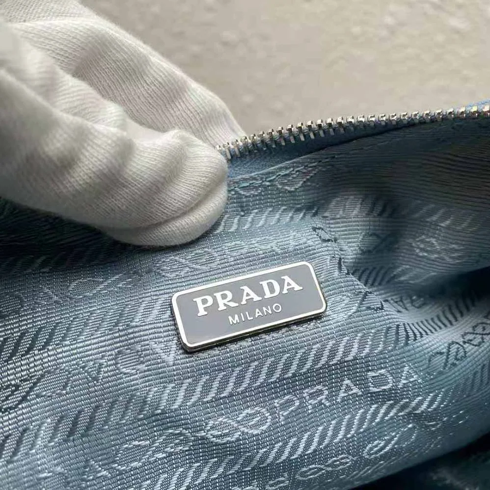 Prada Re-Edition 2006 Nylon Bag for Women in Blue