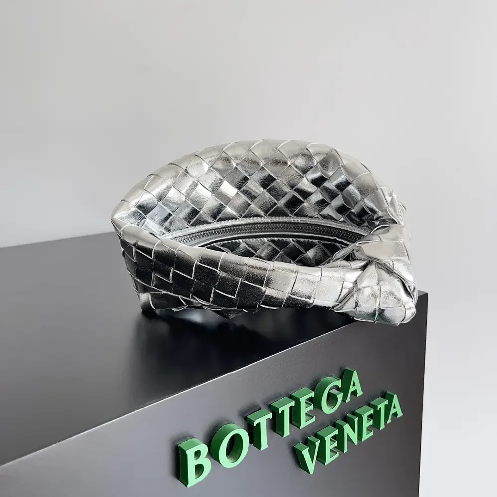 Bottega Veneta Mini Jodie for Women in Silver Bottega Veneta Mini Jodie for Women in Silver