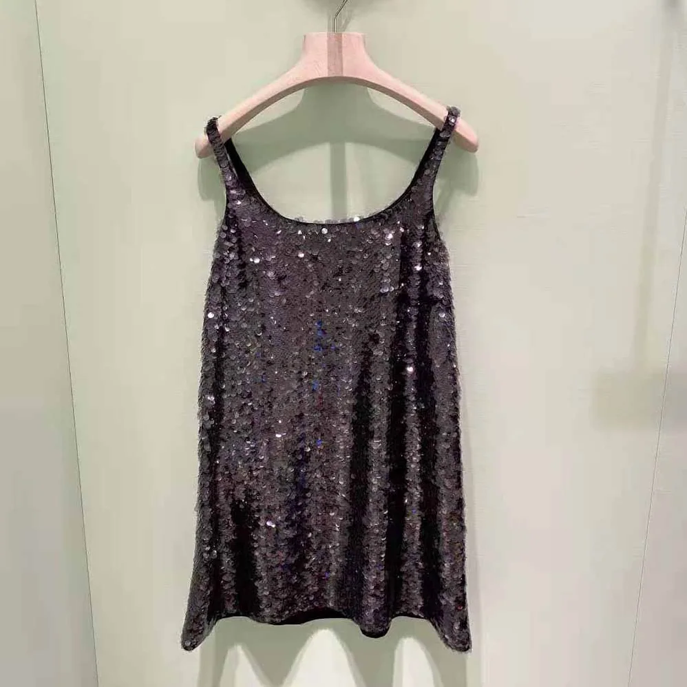 Prada Sequin Embellished Cigaline Minidress for Women