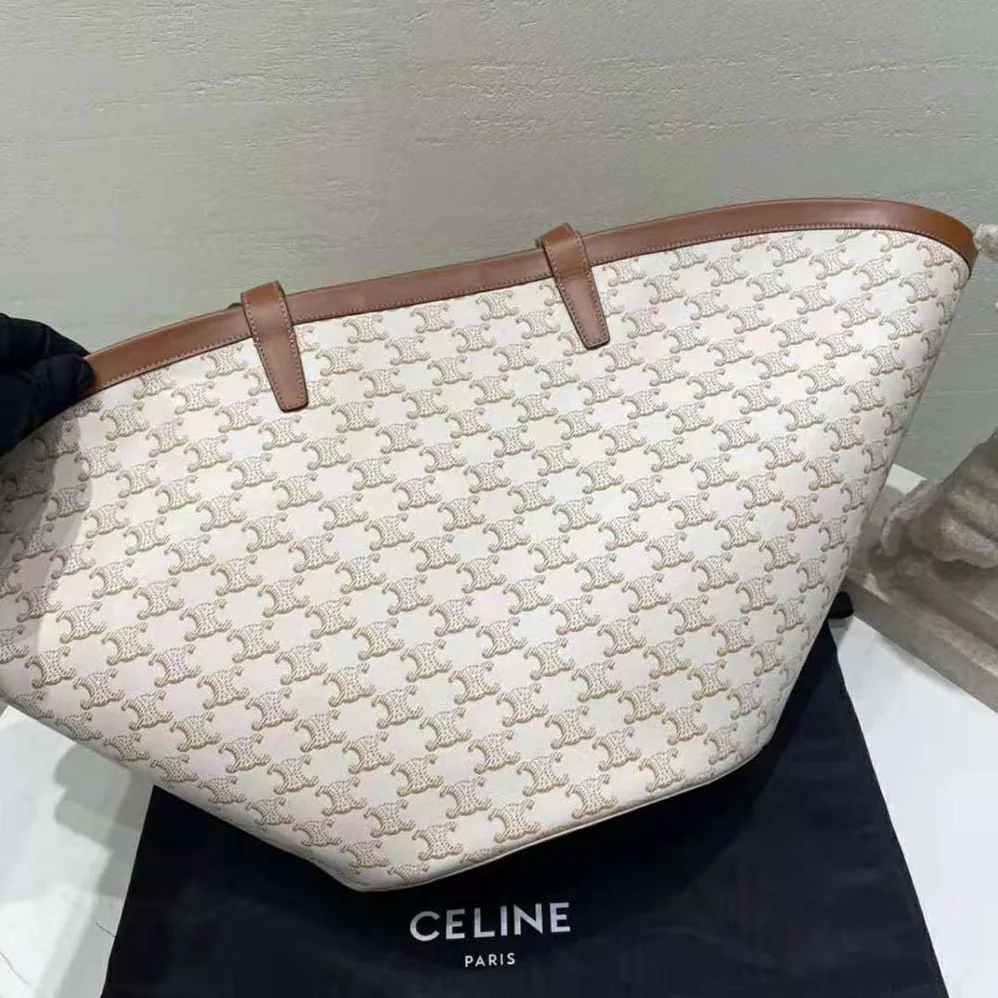 Celine Large Couffin in Triomphe Canvas Celine Print for Women