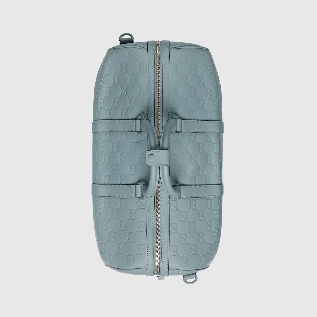Gucci Rubber-Effect Medium Duffle Bag Light Blue / Gucci Rubber-Effect Medium Duffle Bag Light Blue /