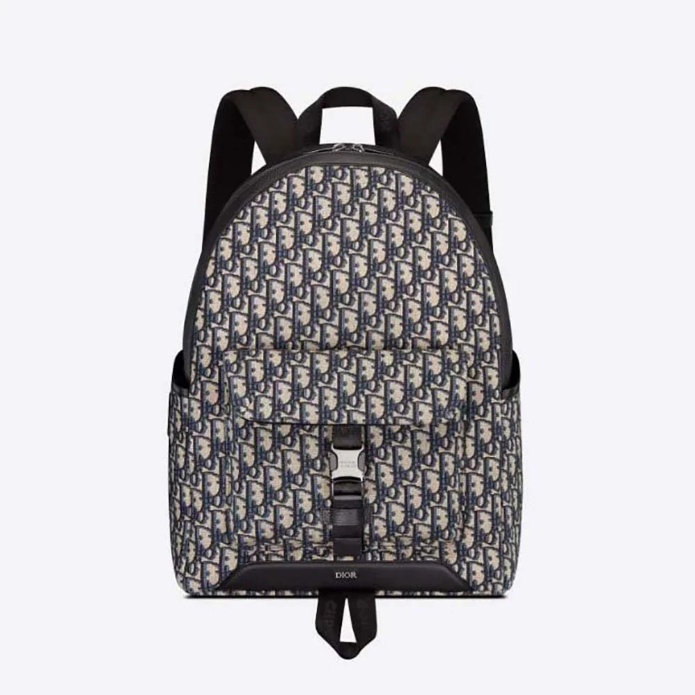 Dior Explorer Backpack Beige and Black Dior Oblique Jacquard for Men Dior Explorer Backpack Beige and Black Dior Oblique Jacquard for Men