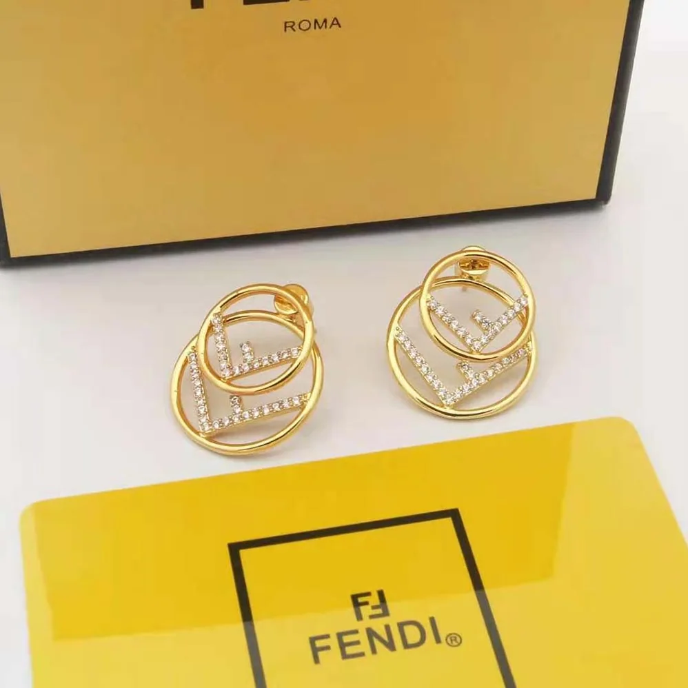 Fendi F is Fendi Earrings Gold for Women in Colored Necklace Fendi F is Fendi Earrings Gold for Women in Colored Necklace