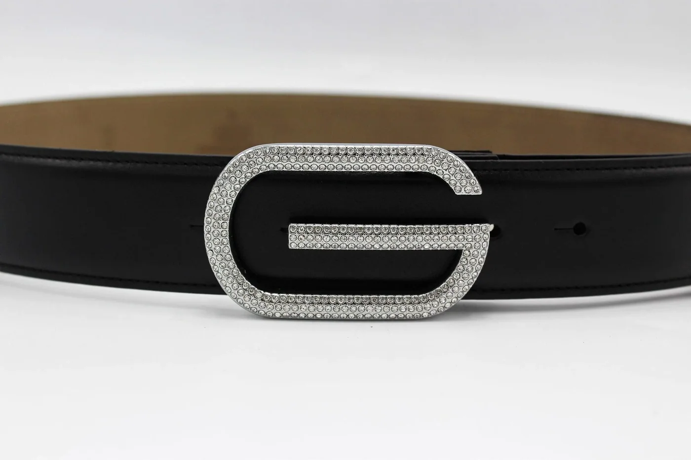 Amazing Diamond SiAmazinger Buckle Leather Belt