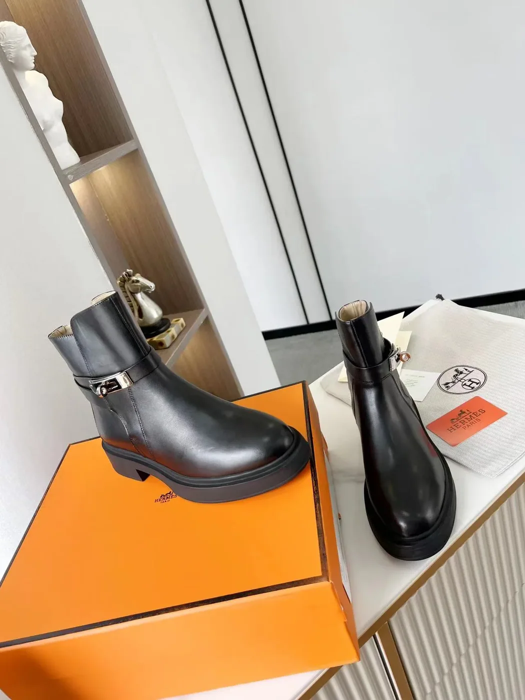 Hermes Veo Ankle Boots Black , Shoes Hermes Veo Ankle Boots Black , Shoes