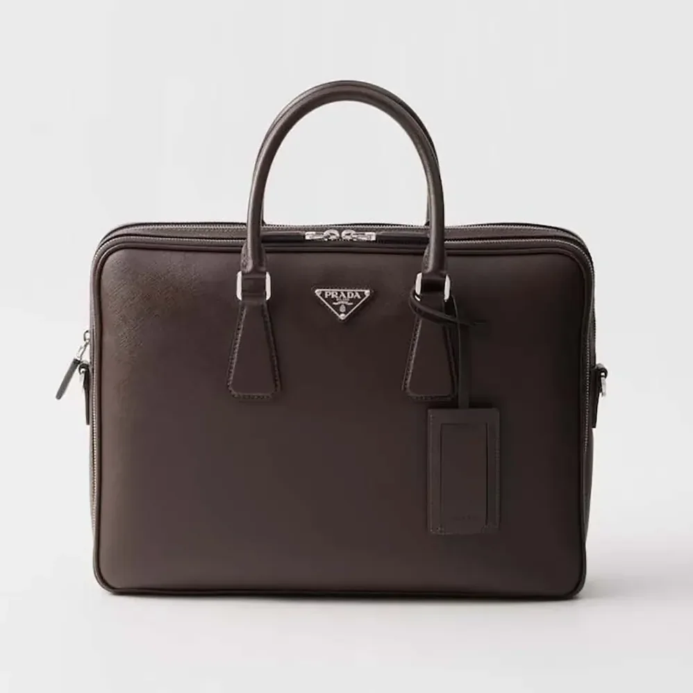 Prada Saffiano Leather Briefcase for Men Prada Saffiano Leather Briefcase for Men
