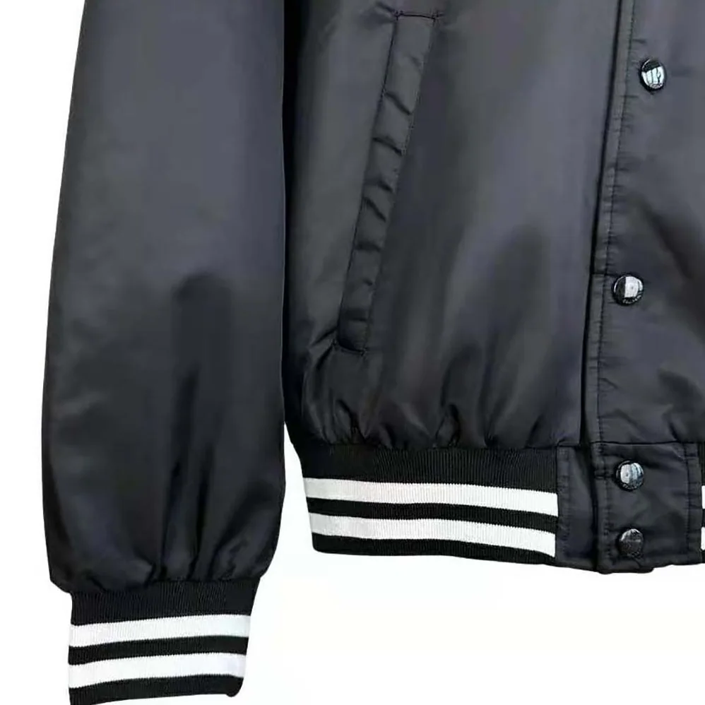 Celine Bomber Jacket in Thick Satin for Men Celine Bomber Jacket in Thick Satin for Men