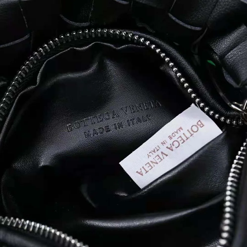 Bottega Veneta Mini Jodie in Lambskin Leather for Women in Black Bottega Veneta Mini Jodie in Lambskin Leather for Women in Black