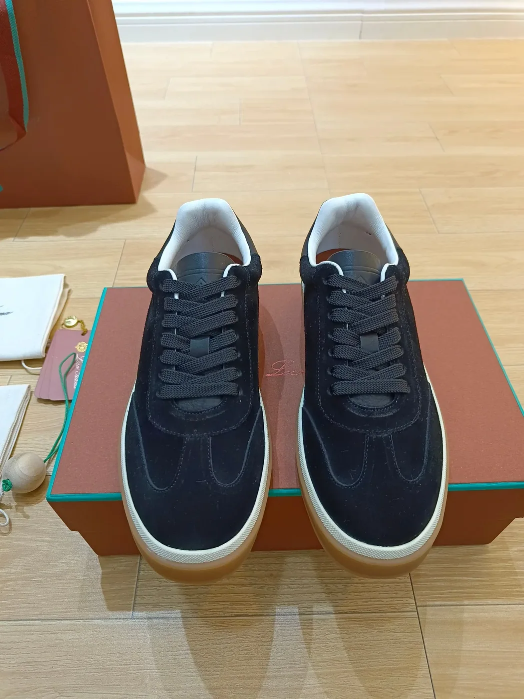 Loro Piana Tennis Walk Sneakers Navy Blue Loro Piana Tennis Walk Sneakers Navy Blue