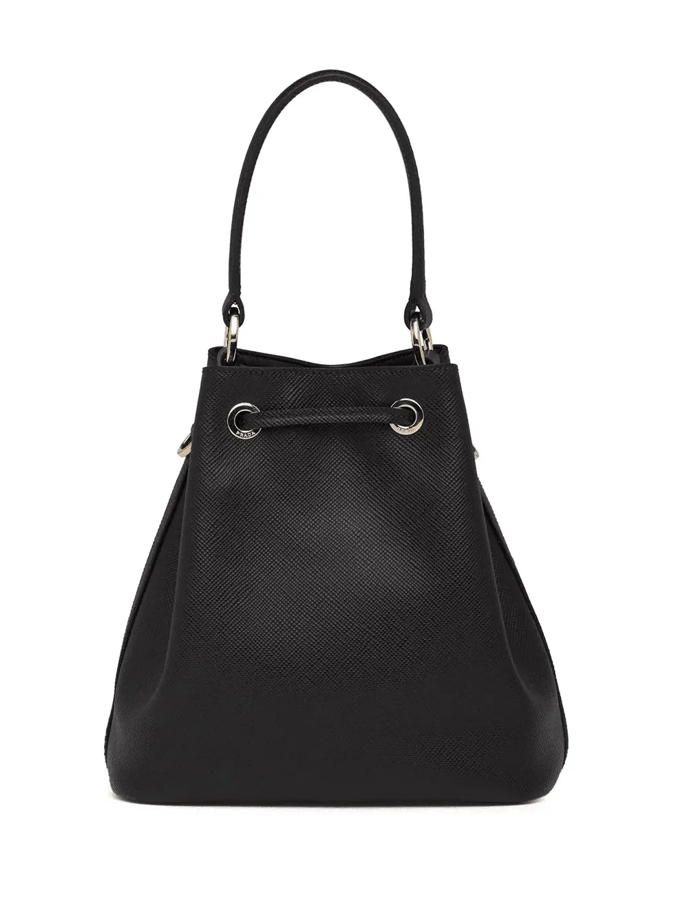 Saffiano Bucket Bag Black