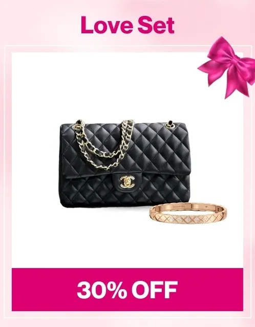 Special Set Chanel: Classic Flap Bag + Coco Crush Bracelet