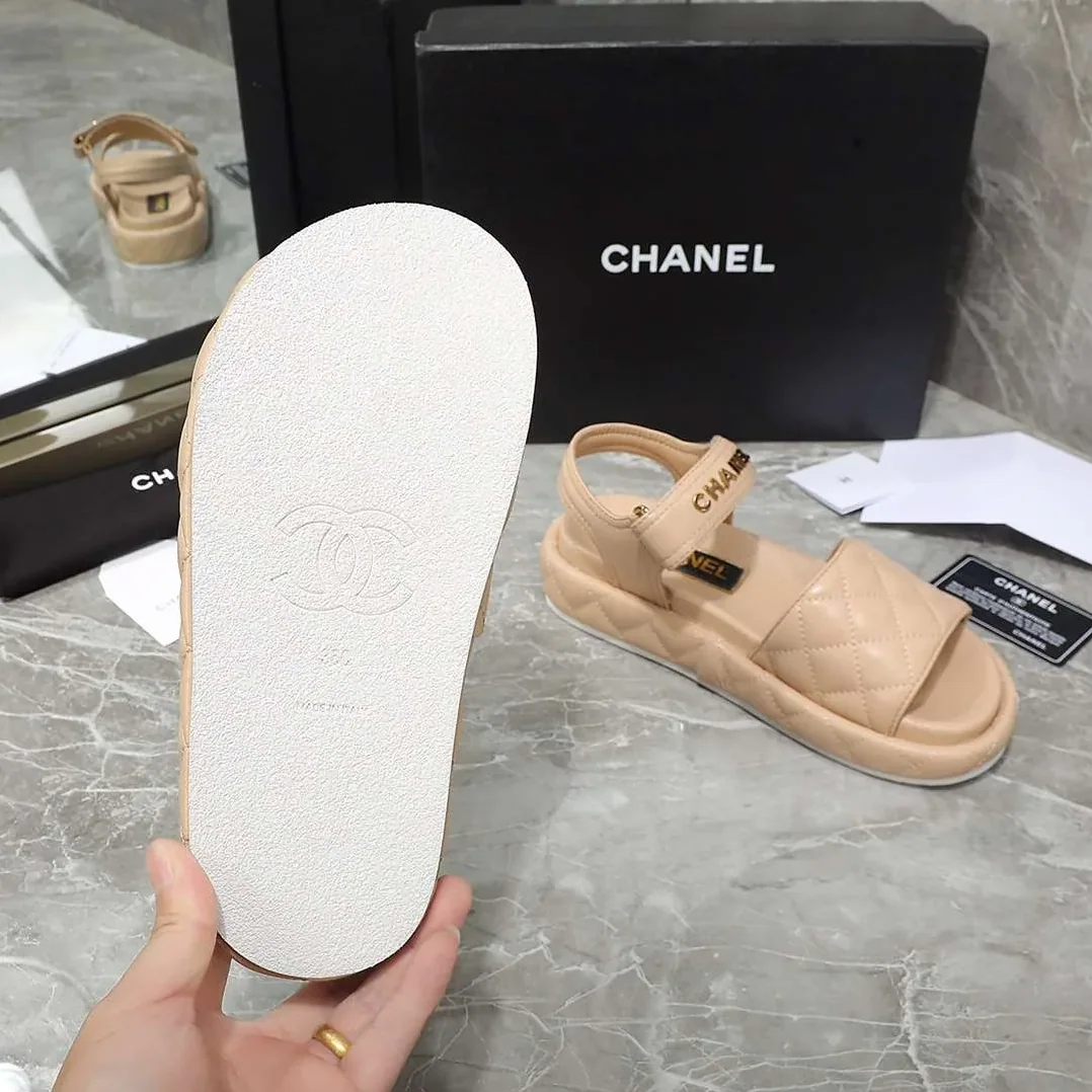 Chanel Sandal Beige Chanel Sandal Beige